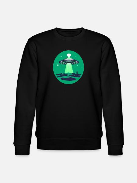 UFO Visitors - Stanley/Stella CHANGER Unisex Organic Sweatshirt - black