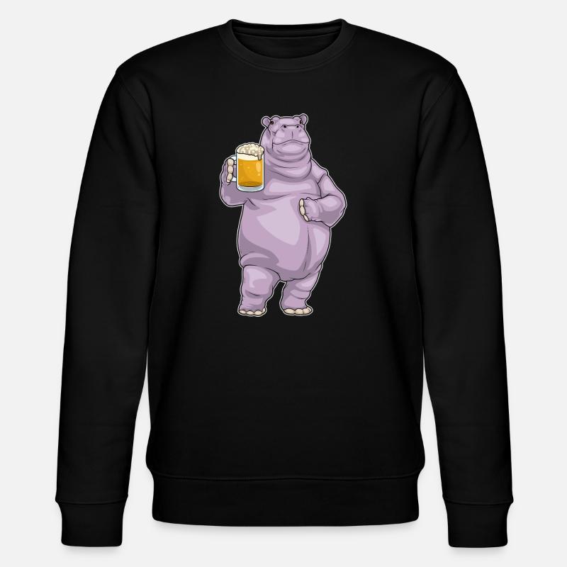 Nilpferd Bier - Stanley/Stella Unisex Bio-Sweatshirt CHANGER - Schwarz