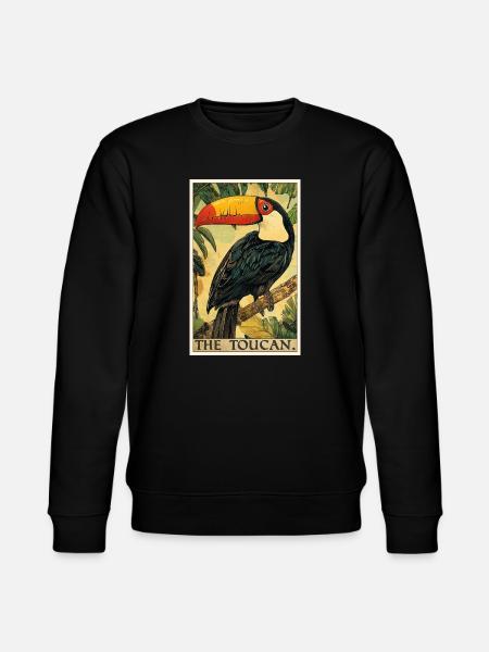 Toucans Toucan - Stanley/Stella CHANGER Unisex Organic Sweatshirt - black