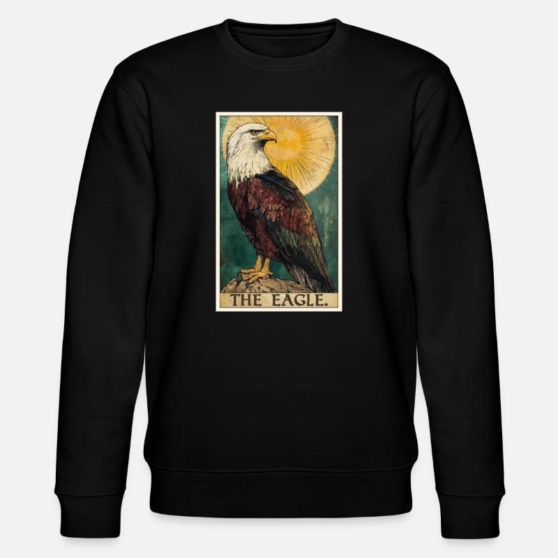 Adler - Stanley/Stella Unisex Bio-Sweatshirt CHANGER  - Schwarz