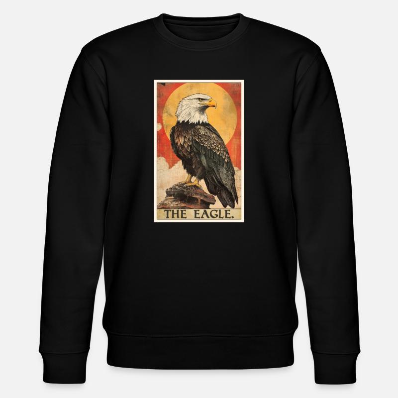 Adler - Stanley/Stella Unisex Bio-Sweatshirt CHANGER  - Schwarz