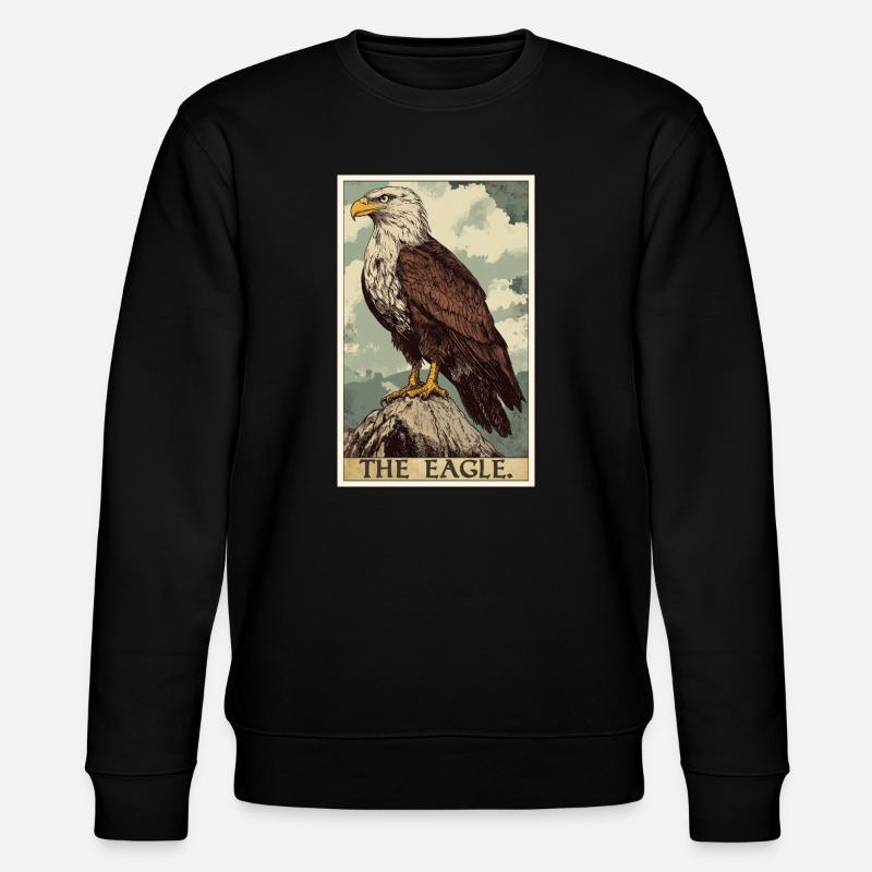 Eagle - Stanley/Stella CHANGER Unisex Organic Sweatshirt - black