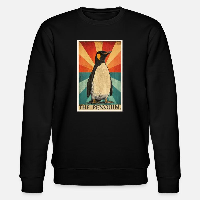 Pinguine Pinguin - Stanley/Stella Unisex Bio-Sweatshirt CHANGER - Schwarz