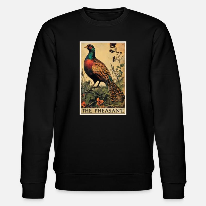 Pheasants Pheasant - Stanley/Stella CHANGER Unisex Organic Sweatshirt - black