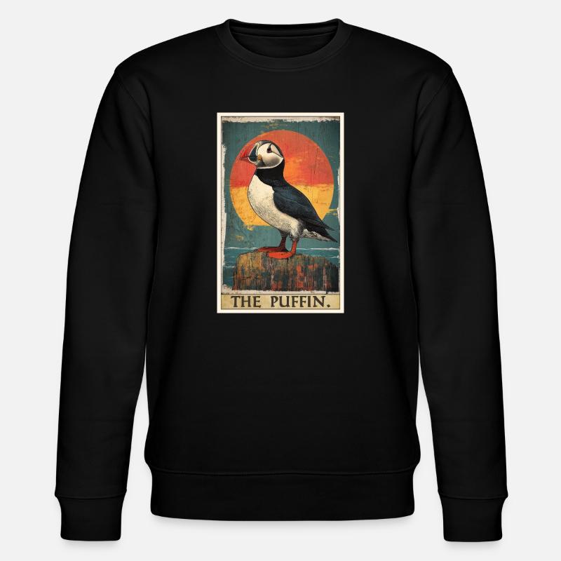 Macareux Papageientaucher - Sweat bio CHANGER Stanley/Stella Unisexe - noir