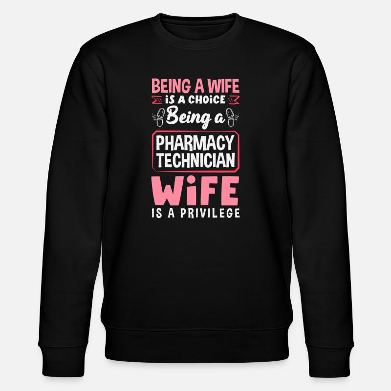 Pharmacien Technicien Pharmaceutique - Sweat bio CHANGER Stanley/Stella Unisexe - noir