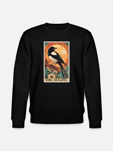 Magpies Magpie - Stanley/Stella CHANGER Unisex Organic Sweatshirt - black