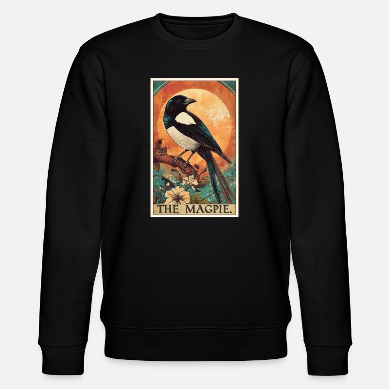 Magpies Magpie - Stanley/Stella CHANGER Unisex Organic Sweatshirt - black