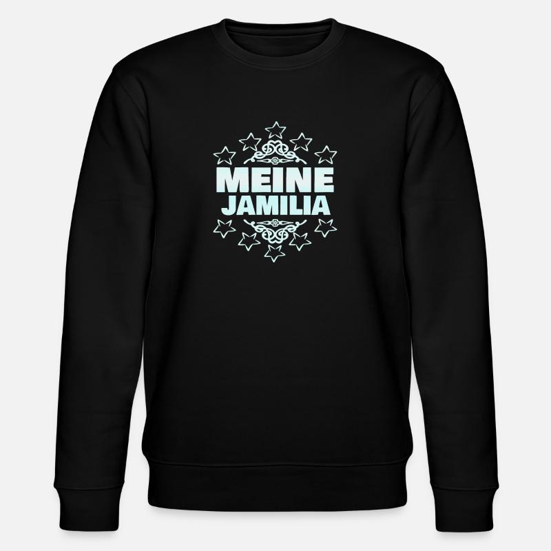 Mädchen Jamilia - Stanley/Stella Unisex Bio-Sweatshirt CHANGER  - Schwarz