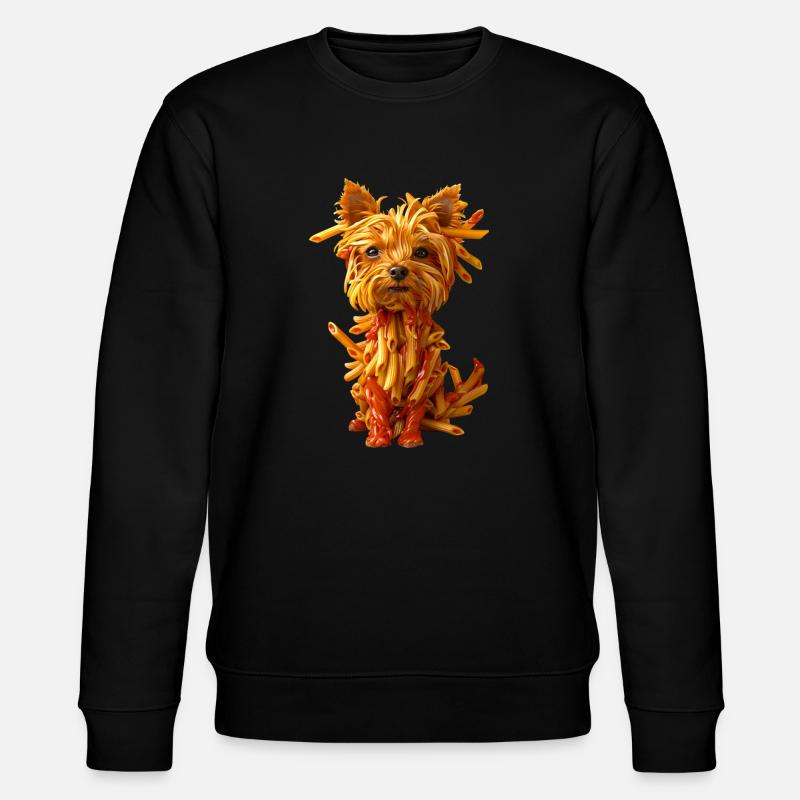 Nouilles Yorkshire Terrier - Sweat bio CHANGER Stanley/Stella Unisexe - noir