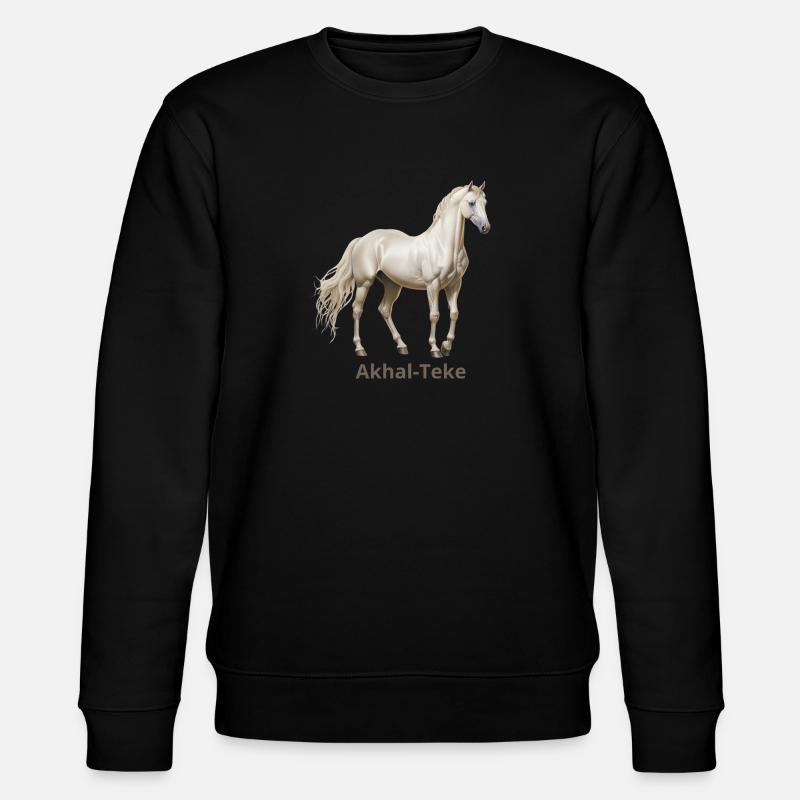 Achal-Teké - Stanley/Stella Unisex Bio-Sweatshirt CHANGER  - Schwarz