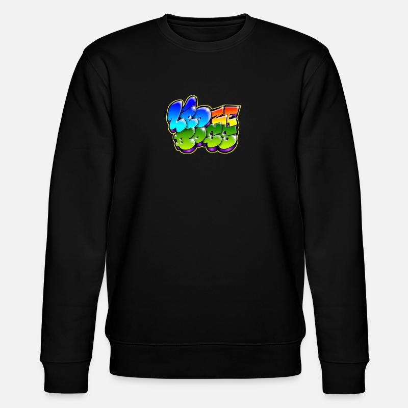 Leo Zeboss Graffiti Name - Stanley/Stella CHANGER Unisex Organic Sweatshirt - black