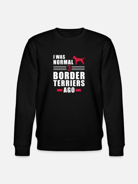 Border Terrier - Stanley/Stella CHANGER Unisex Organic Sweatshirt - black