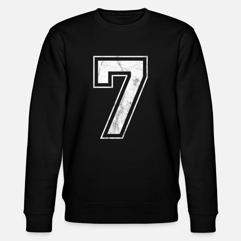 Nummer 7 - Stanley/Stella Unisex Bio-Sweatshirt CHANGER  - Schwarz