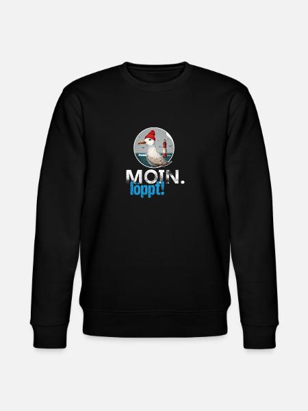 moin - Stanley/Stella Unisex Bio-Sweatshirt CHANGER  - Schwarz