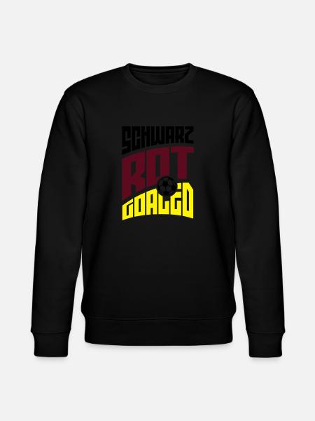 Schwarz Rot Goaled - Stanley/Stella Unisex Bio-Sweatshirt CHANGER - Schwarz