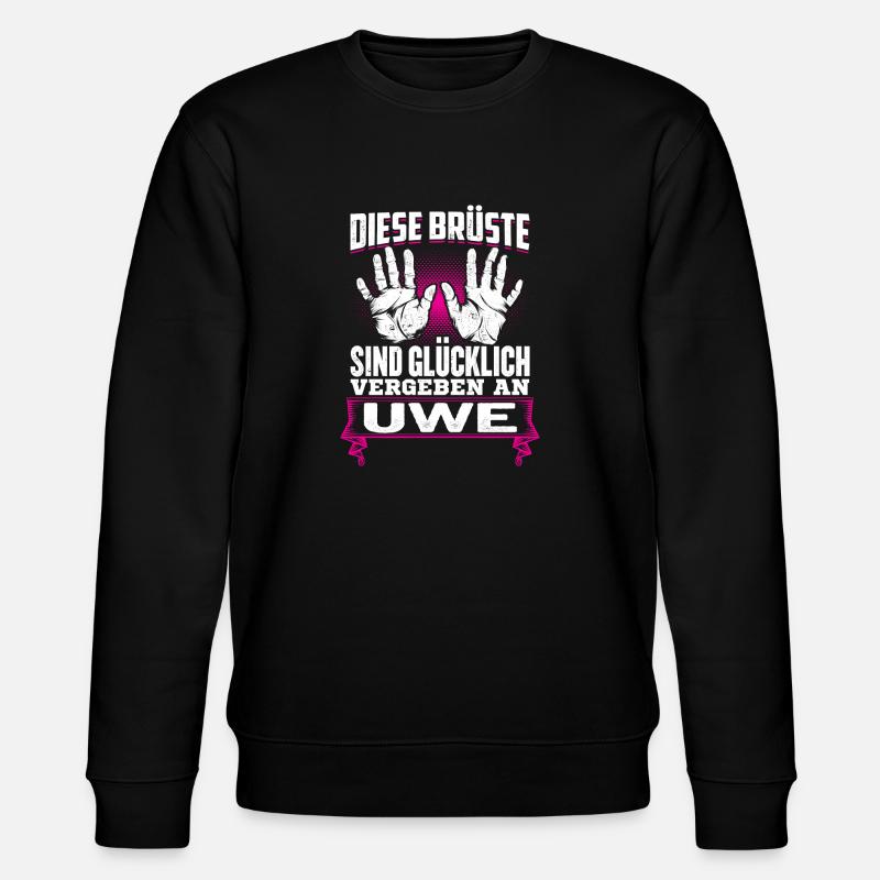 UWE - Brüste - Stanley/Stella Unisex Bio-Sweatshirt CHANGER - Schwarz