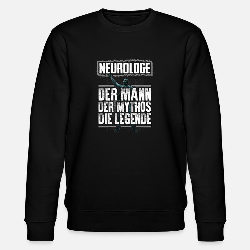 NEUROLOGE - Mythos - Stanley/Stella Unisex Bio-Sweatshirt CHANGER  - Schwarz