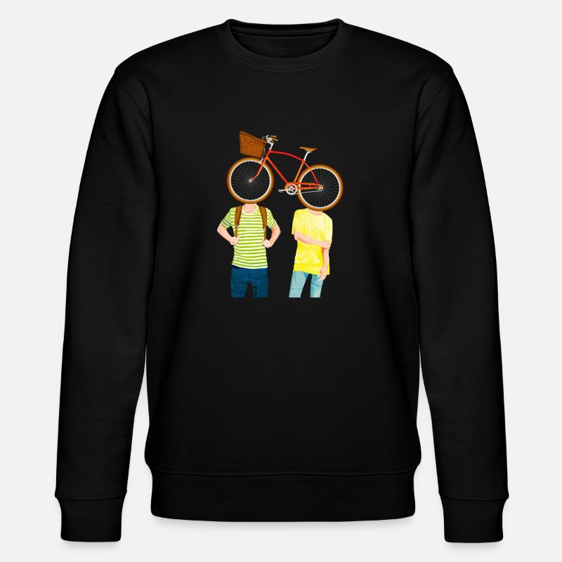 2ride - Stanley/Stella Unisex Bio-Sweatshirt CHANGER  - Schwarz