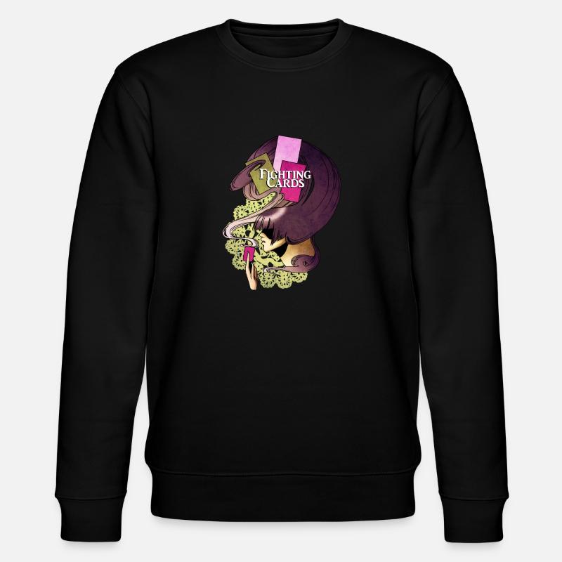 Kampfkarten - Beschwörer - Stanley/Stella Unisex Bio-Sweatshirt CHANGER - Schwarz