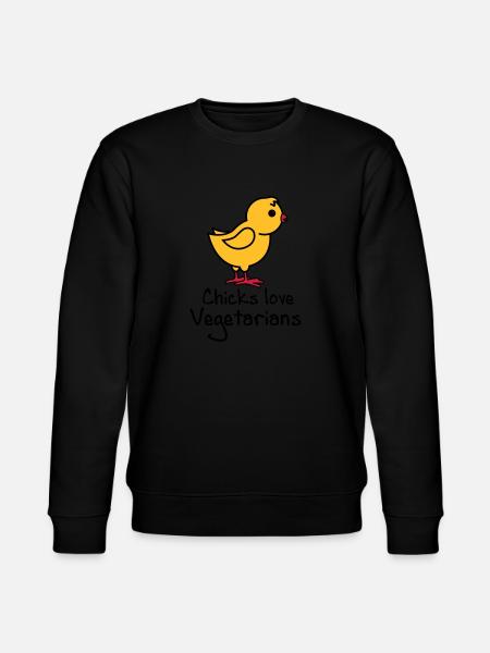 vegetarians - Stanley/Stella CHANGER Unisex Organic Sweatshirt - black