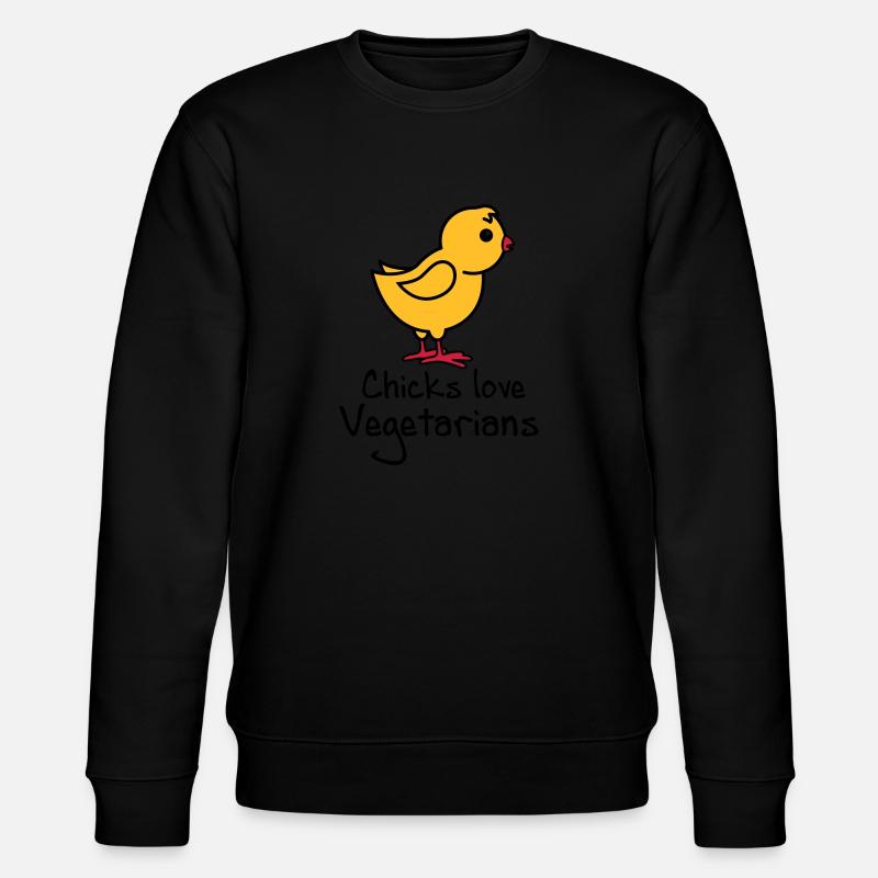 vegetarians - Stanley/Stella CHANGER Unisex Organic Sweatshirt - black