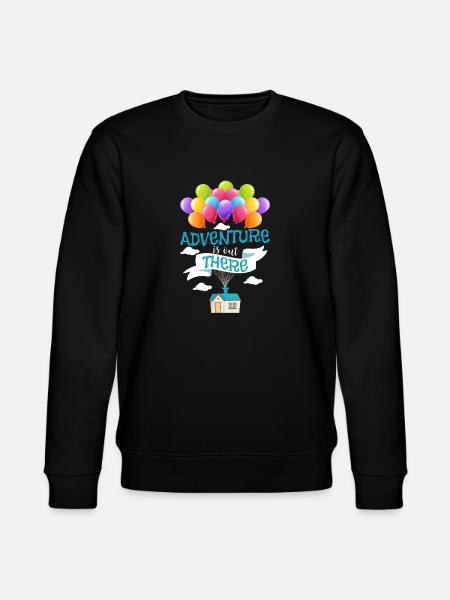 Adventure Is Out There - Stanley/Stella CHANGER Unisex Organic Sweatshirt - black