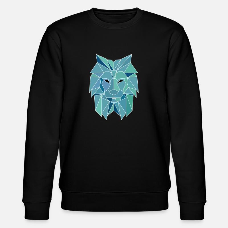 Polygone Lion - Sweat bio CHANGER Stanley/Stella Unisexe - noir