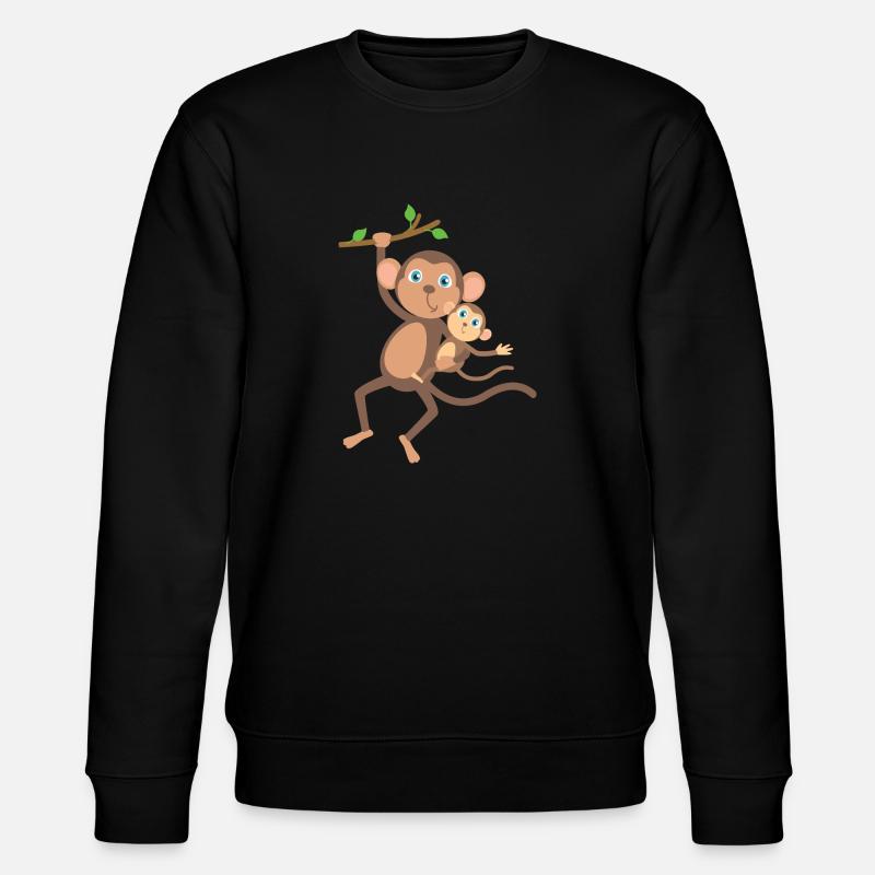 Singes - Sweat bio CHANGER Stanley/Stella Unisexe - noir