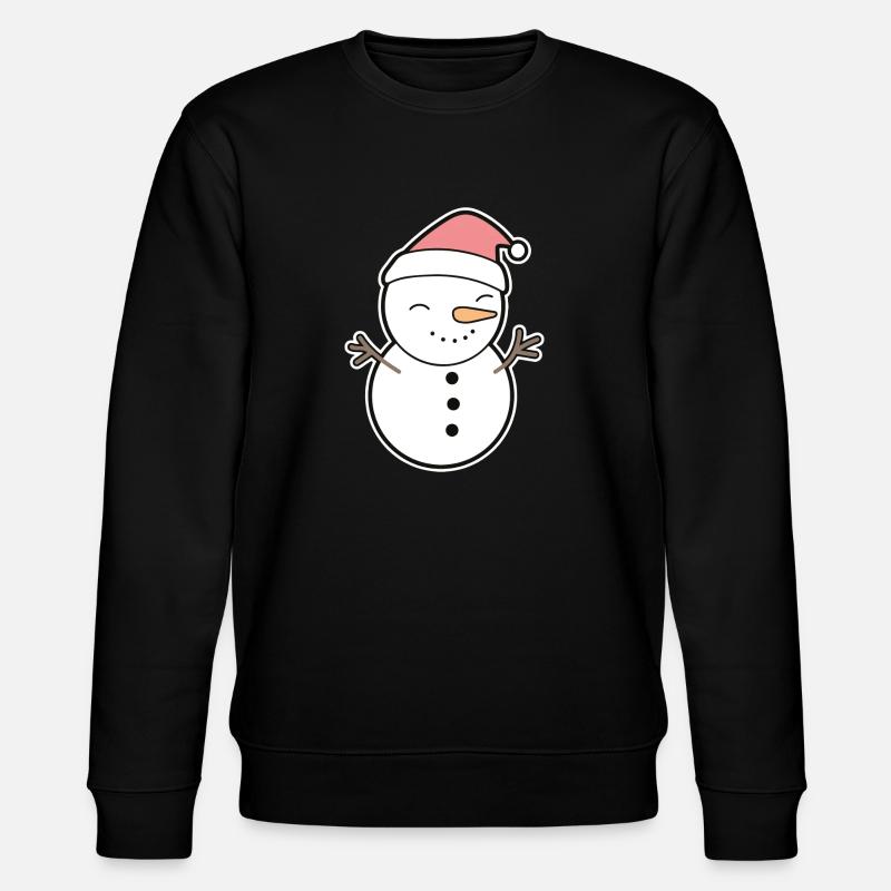 Schneemann - Stanley/Stella Unisex Bio-Sweatshirt CHANGER - Schwarz