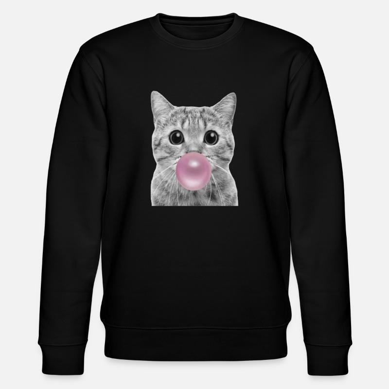 Chat bulle - Sweat bio CHANGER Stanley/Stella Unisexe - noir