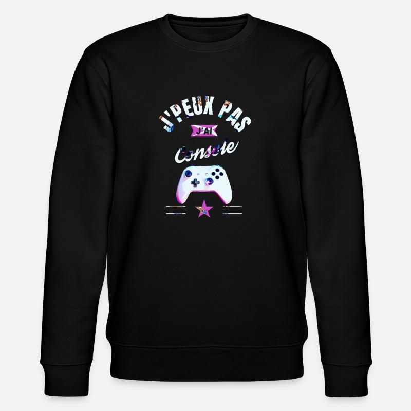 Teeshirt J'Peux Pas J'Ai Console - Sweat bio CHANGER Stanley/Stella Unisexe - noir