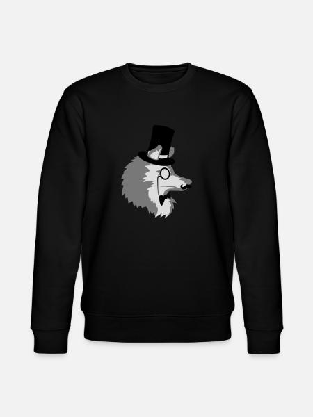 Sir Wolf Gentlemen Cylinder - Stanley/Stella CHANGER Unisex Organic Sweatshirt - black