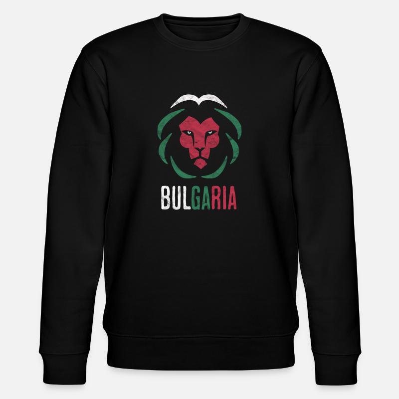 BULGARIE Drapeau Lion BULGARIE - Sweat bio CHANGER Stanley/Stella Unisexe - noir