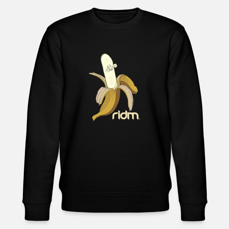 ridm bananaboard - Stanley/Stella Unisex Bio-Sweatshirt CHANGER  - Schwarz