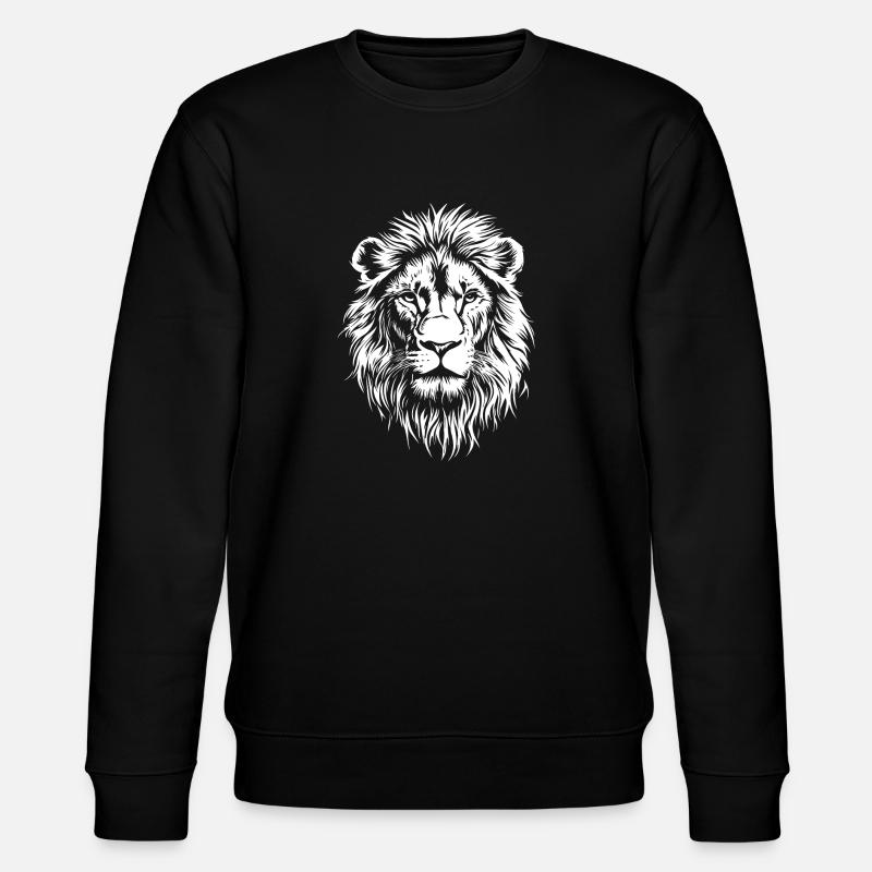 Visage de lion - Sweat bio CHANGER Stanley/Stella Unisexe - noir
