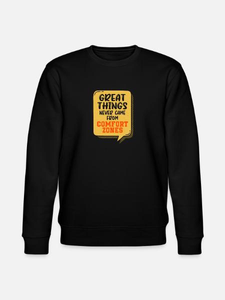Aus der Komfortzone - Stanley/Stella Unisex Bio-Sweatshirt CHANGER  - Schwarz