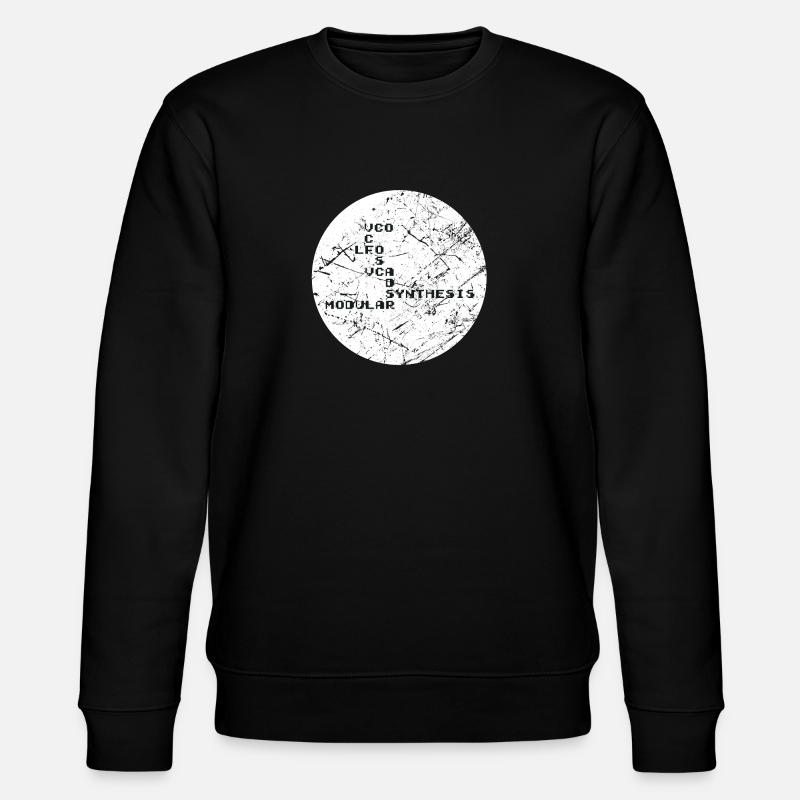 Synthesizer Techno Map - Stanley/Stella Unisex Bio-Sweatshirt CHANGER  - Schwarz