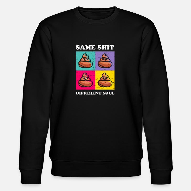 Same Shit Different Soul - Stanley/Stella Unisex Bio-Sweatshirt CHANGER  - Schwarz
