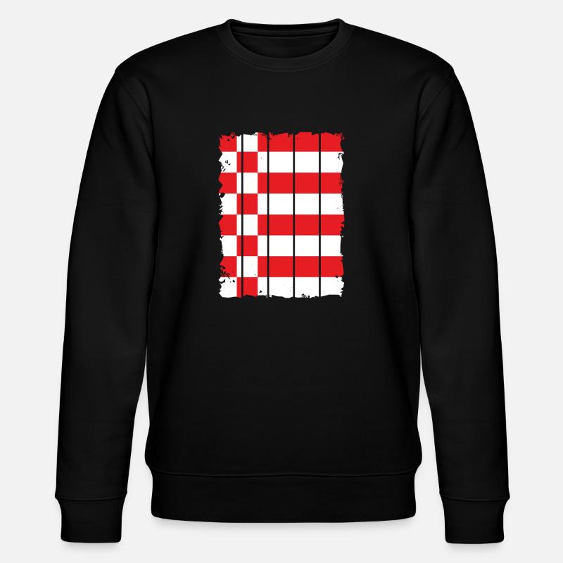 Bremen Flag Bremen Flag - Stanley/Stella CHANGER Unisex Organic Sweatshirt - black
