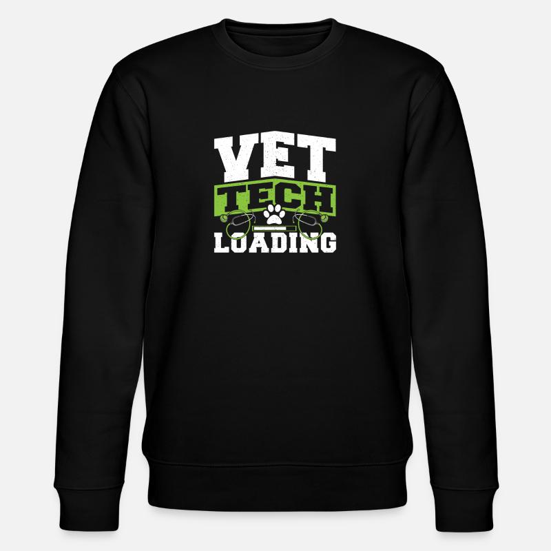 Tierarzt Veterinärtechniker Vet Tech Loading - Stanley/Stella Unisex Bio-Sweatshirt CHANGER  - Schwarz
