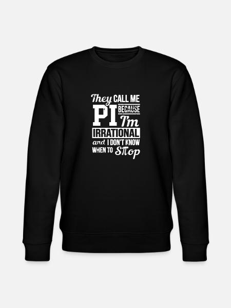 Pi Day T Shirt - Stanley/Stella Unisex Bio-Sweatshirt CHANGER  - Schwarz