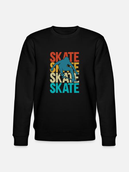 Skater Skateboarding - Stanley/Stella økologisk unisex-sweatshirt CHANGER  - sort