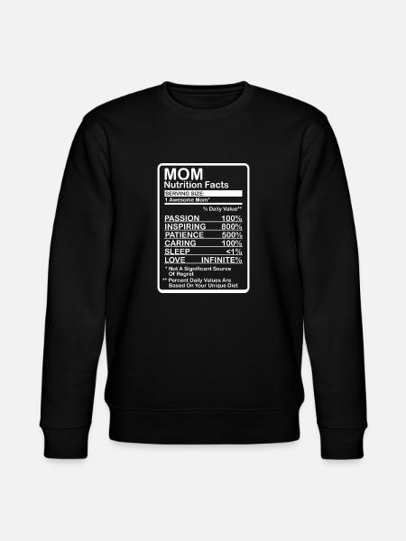 Mother Nutritional Values - Stanley/Stella CHANGER Unisex Organic Sweatshirt - black