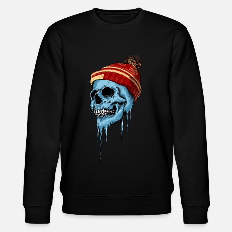 Frozen Skull - Stanley/Stella Unisex Bio-Sweatshirt CHANGER  - Schwarz