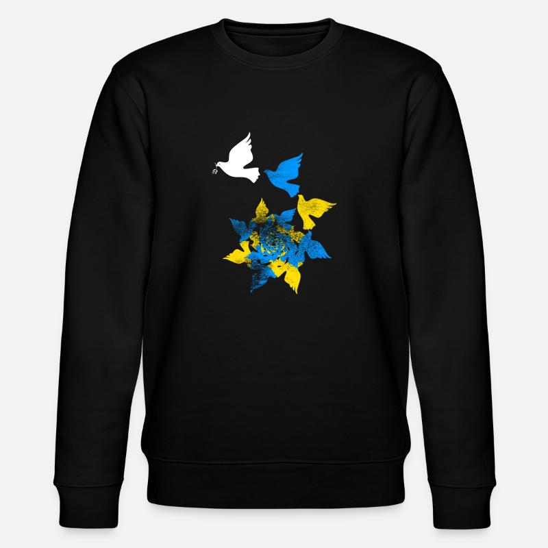 Ukraine - Stanley/Stella Unisex Bio-Sweatshirt CHANGER - Schwarz
