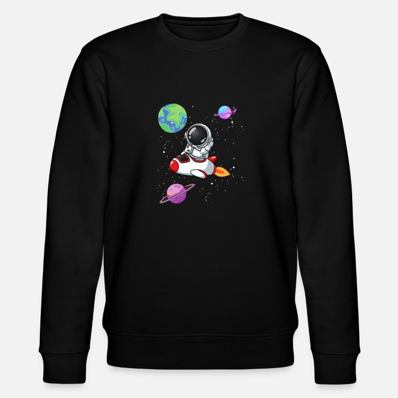 Astronaute Rocket Planet Space Astronomie - Sweat bio CHANGER Stanley/Stella Unisexe - noir