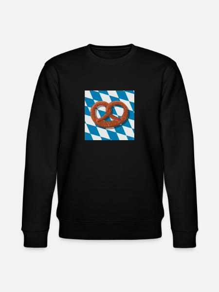 Bavarian pretzel - Stanley/Stella CHANGER Unisex Organic Sweatshirt - black