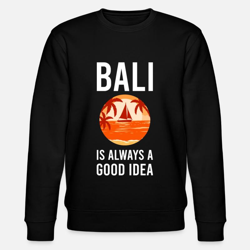 Bali - Sweat bio CHANGER Stanley/Stella Unisexe - noir