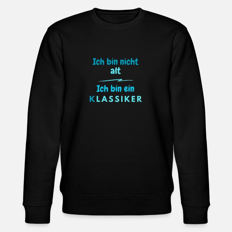 Klassiker - Stanley/Stella Unisex Bio-Sweatshirt CHANGER  - Schwarz